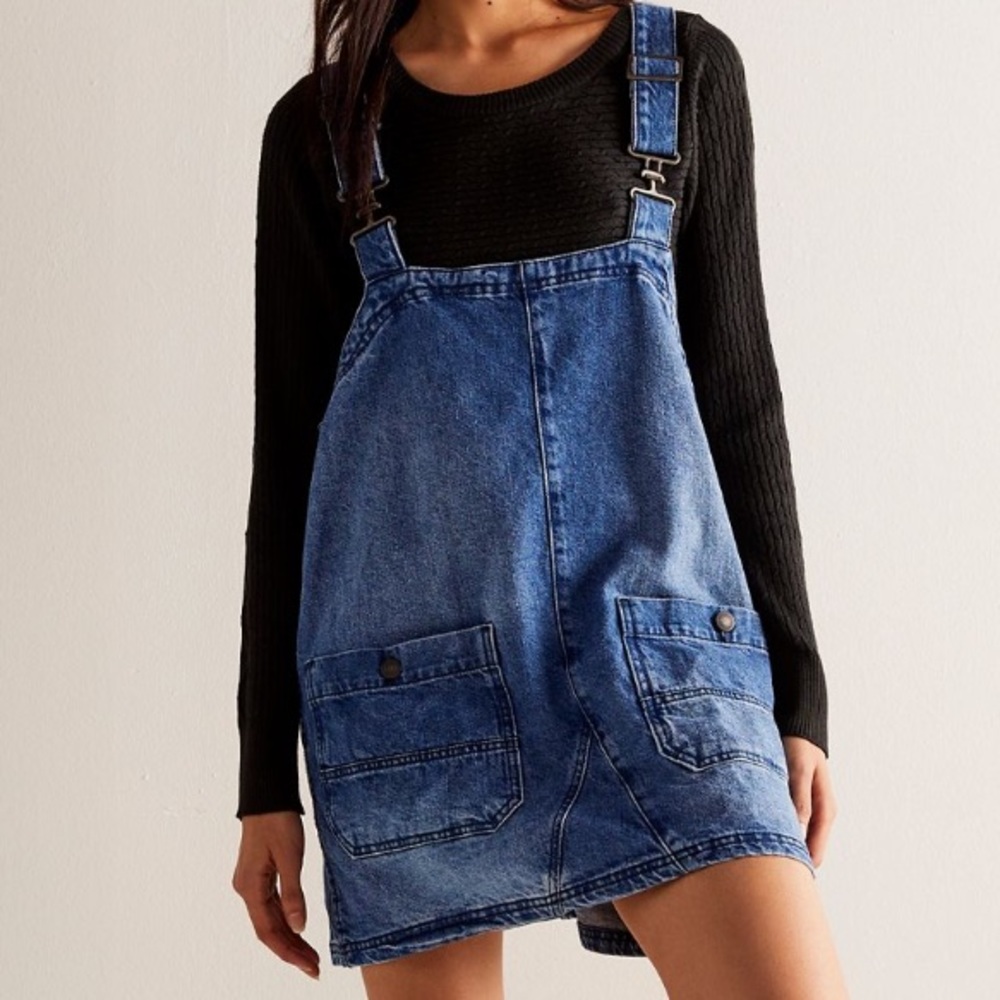 NWOT free people denim dress